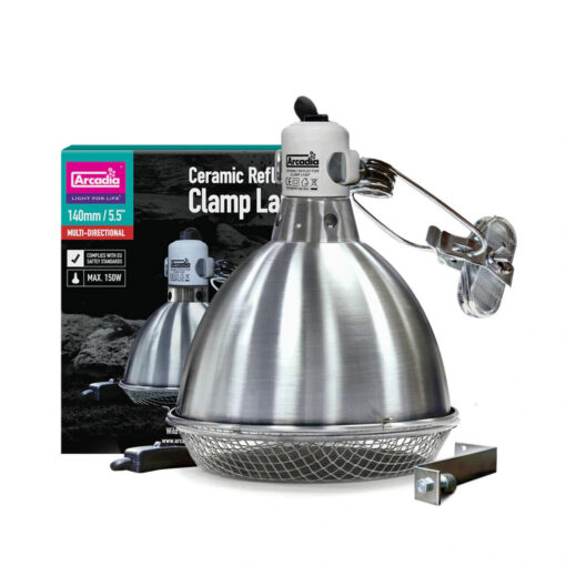 Arcadia Ceramic Reflector Clamp Lamp